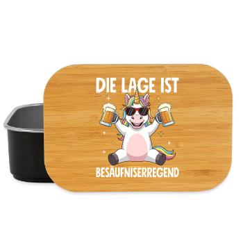 Die Lage Ist Besäufniserregend - Lunch Box - Schwarz - Vorne