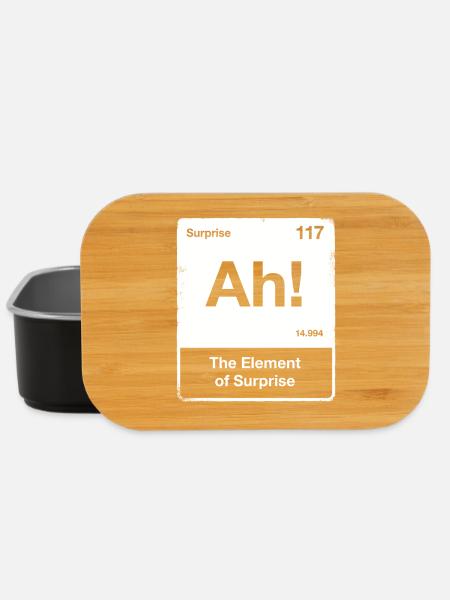 Ah! Element of Surprise - Project Hail Mary Fan - Lunch Box - black