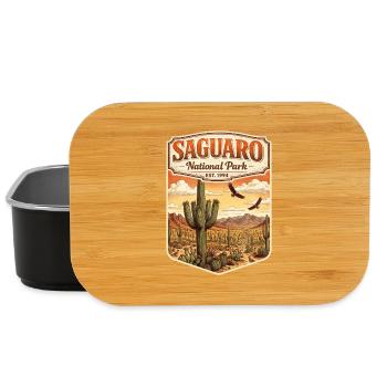 Saguaro National Park Emblem - Lunch Box - Schwarz - Vorne