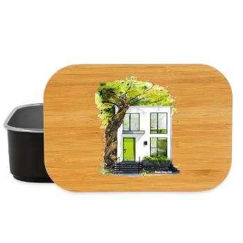 Ausweitung – Skizze der modernen Öko-Architektur - Lunch Box - Schwarz - Vorne