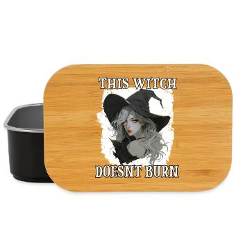 Witch decoration Halloween gift for witch fans - Lunch Box - black - Front