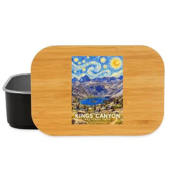 Kings Canyon National Park California Vista - Lunch Box - Schwarz - Vorne