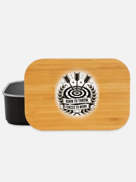 Darts design for darts players for darts fans - Lunch Box - black