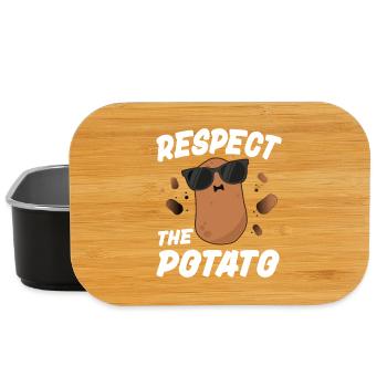 Respect the Potato - Lunch Box - black - Front