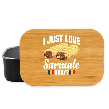 Rumänische Sarmale-Küche Snack Serbisch - Lunch Box - Schwarz - Vorne