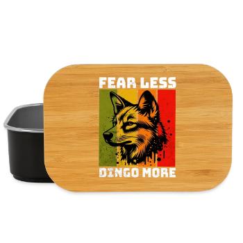 Dingo Australischer Wildhund - Lunch Box - Schwarz - Vorne