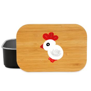Poulet poussin poulet poulet Enfants de Pâques bébé - Boîte à goûter - noir - Devant