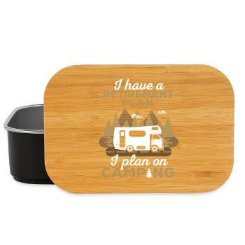 Ruhestands-Campingplan - Lunch Box - Schwarz - Vorne