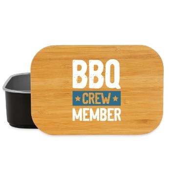 Équipe de barbecue - Boîte à goûter - noir - Devant