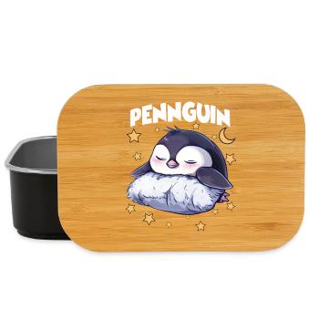 Penguin Pennguin Pajama Late Riser Morning Grouch - Lunch Box - black - Front