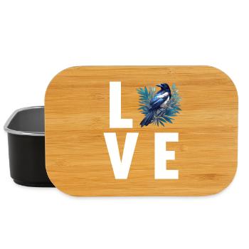 Magpies Magpie - Lunch Box - black - Front