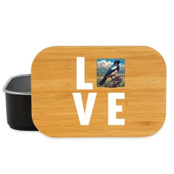 Magpies Magpie - Lunch Box - black - Front