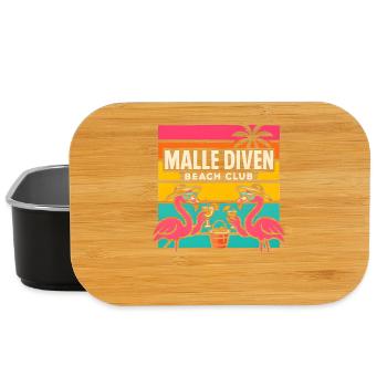 Malle Diven Beach Club Flamingo Mallorca Party - Boîte à goûter - noir - Devant