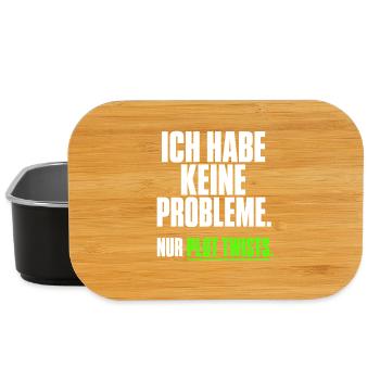 Ich habe keine Probleme Plot Twists - Lunch Box - Schwarz - Vorne