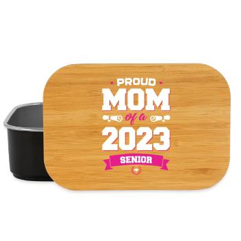 Proud Mom 2023 Senior - Boîte à goûter - noir - Devant