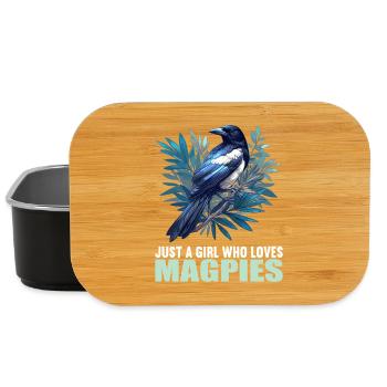 Magpies Magpie - Lunch Box - black - Front