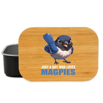 Magpies Magpie - Lunch Box - black - Front