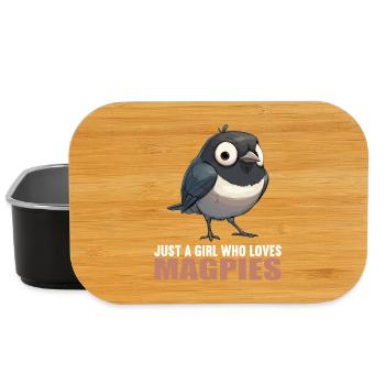 Magpies Magpie - Lunch Box - black - Front