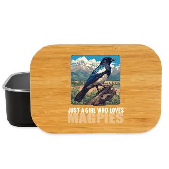 Magpies Magpie - Lunch Box - black - Front