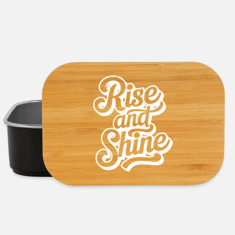 RISE AND SHINE - Lunch Box - black