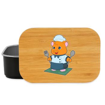 Cuisine de la cuisine pour couverts de hamster - Boîte à goûter - noir - Devant