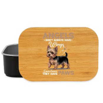 Yorkshire Terrier Yorkie Dog Breed - Lunch Box - black - Front