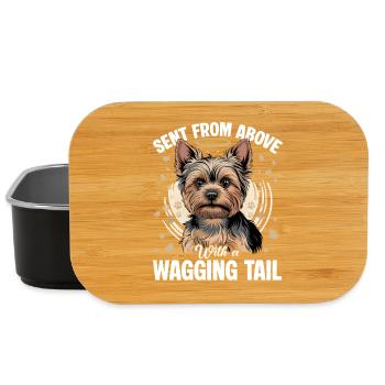 Yorkshire Terrier Yorkie Dog Breed - Lunch Box - black - Front