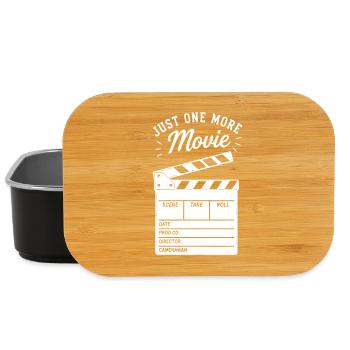 Just one more Movie Filmklappe für Cineasten - Lunch Box - black - Front