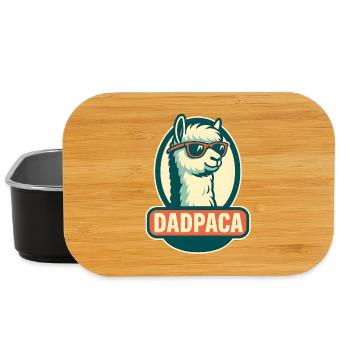 Dadpaca No Probllama - Lunch Box - Schwarz - Vorne