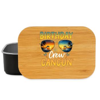 Birthday Crew Cancun - Lunch Box - Schwarz - Vorne