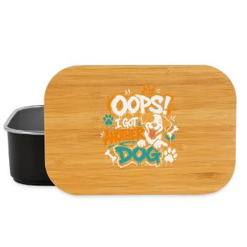 Oops, ich hab wieder Hund! - Lunch Box - Schwarz - Vorne