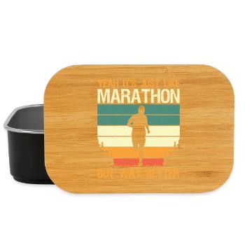 Funny XC Running Runner Gifts Édition Unique - Boîte à goûter - noir - Devant