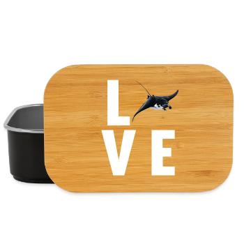 Rochen Mantarochen - Lunch Box - Schwarz - Vorne