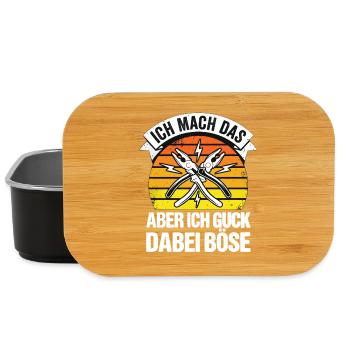 Handwerker Spruch Lustig Zange - Lunch Box - Schwarz - Vorne