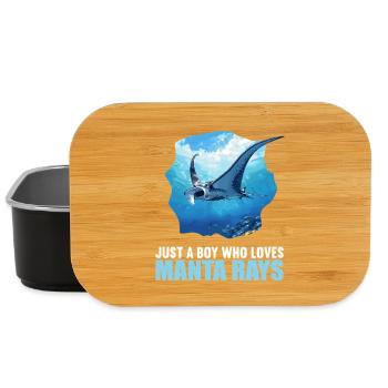 Rays Manta Rays - Lunch Box - black - Front