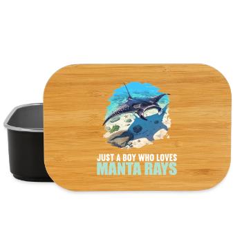 Rays Manta Rays - Lunch Box - black - Front