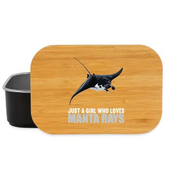 Rochen Mantarochen - Lunch Box - Schwarz - Vorne