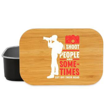 Fotoshooting Dark Humor T-Shirt - Lunch Box - Schwarz - Vorne