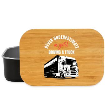 Pouvoir des filles des routiers - Boîte à goûter - noir - Devant