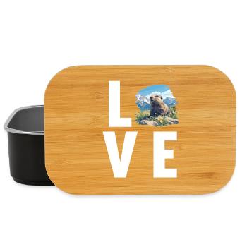 Murmeltiere Murmeltier - Lunch Box - Schwarz - Vorne