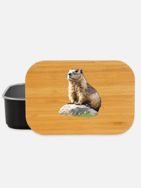 Murmeltiere Murmeltier - Lunch Box - Schwarz