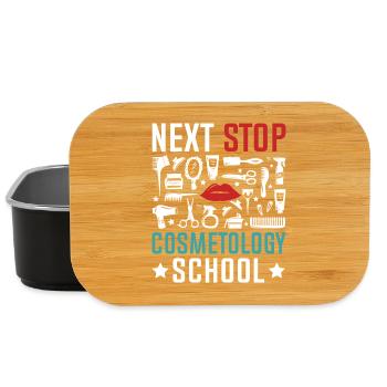 Next stop: Cosmetics School - Lunch Box - black - Front