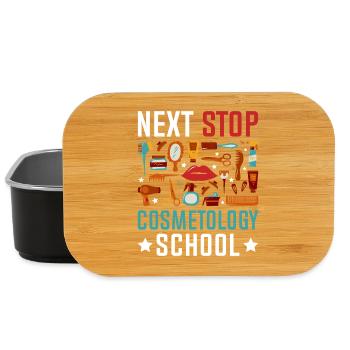 Next Stop Cosmetology School - Lunch Box - Schwarz - Vorne