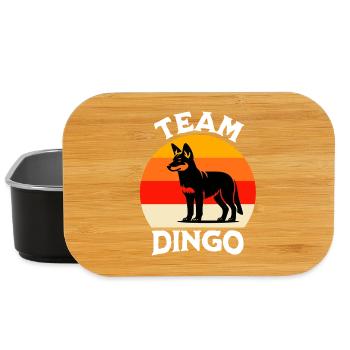 Team Australischer Wildhund - Lunch Box - Schwarz - Vorne