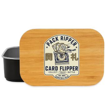 Pack Ripper Card Flipper Collect Trade Battle Crew - Lunch Box - black - Front