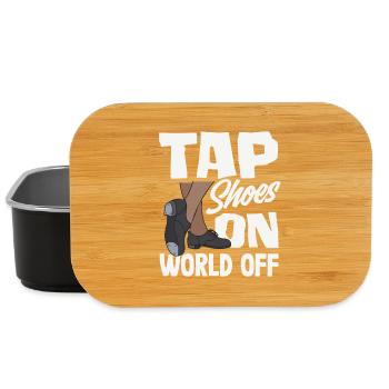 Tap dancers, tap shoes, tap dance - Lunch Box - black - Front