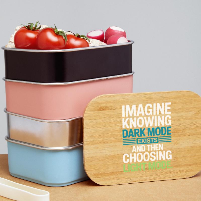 Le mode sombre existe Programmeur IT Nerd Coder Office Boîte à goûter