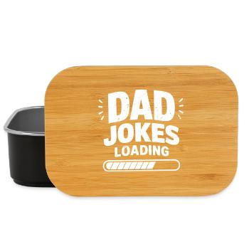 Blagues de papa en charge - Boîte à goûter - noir - Devant