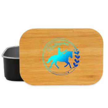 Voltigieren Mühle: Volti Pferdesport Pflichtübung - Lunch Box - Schwarz - Vorne