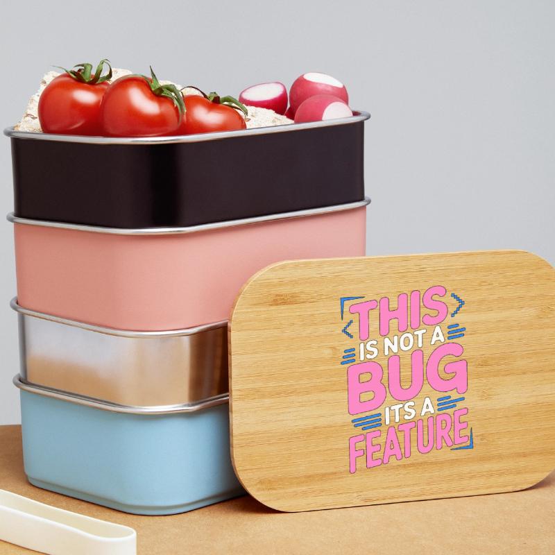 Game Developer This Is Not A Bug Game Programming Lunch Box